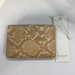 *NWT* HAMMITT 40 WEST TAN SNAKE WALLET